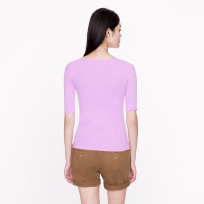 Painter elbow-sleeve boatneck tee