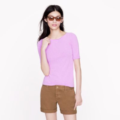Painter elbow-sleeve boatneck tee