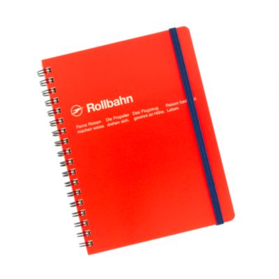 Rollbahn large spiral notebook