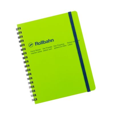 Rollbahn large spiral notebook