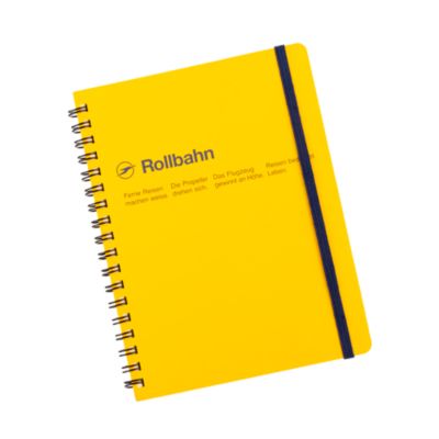 Rollbahn large spiral notebook