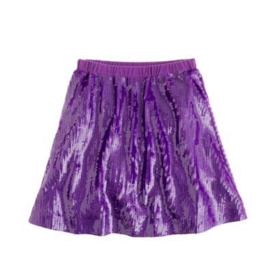 Girls' sequin skirt