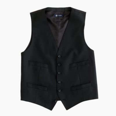Ludlow suit vest in Italian wool