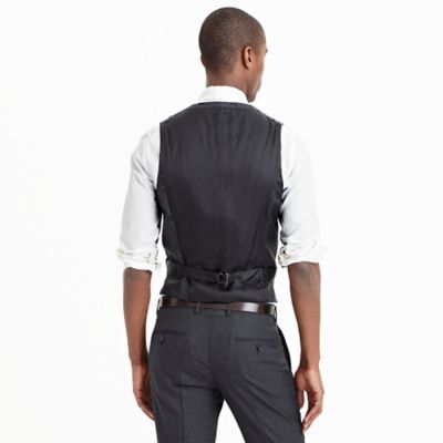 Ludlow suit vest in Italian wool
