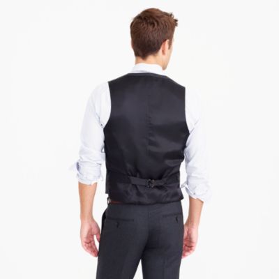 Suit vest in Italian wool