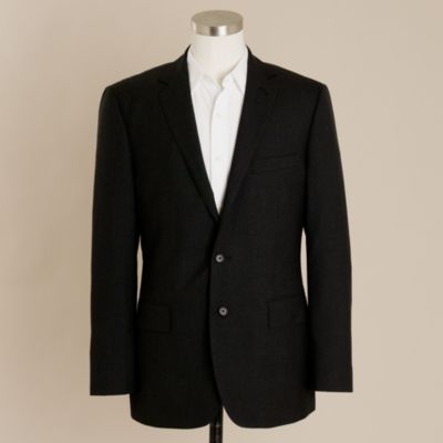 Aldridge two-button suit jacket with center vent in Italian wool