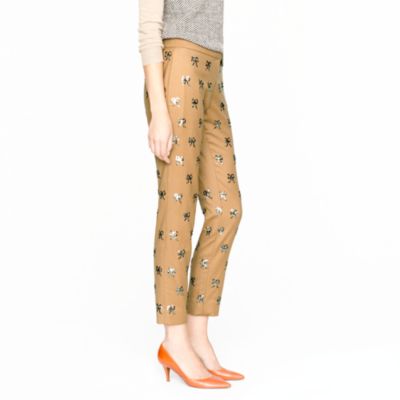 Collection sequin bow pant