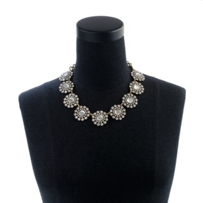 Crystal circle necklace