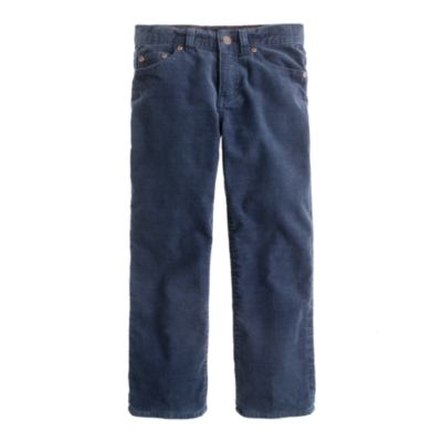 Boys' vintage cord in straight fit