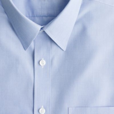 Non-iron end-on-end dress shirt