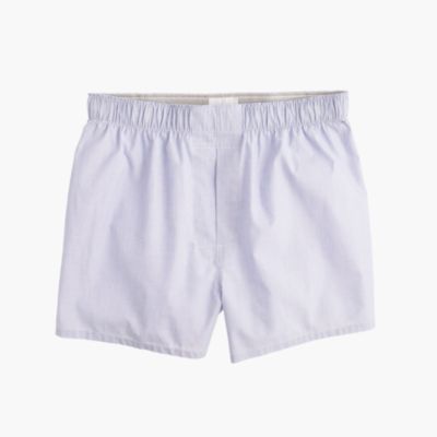 Solid end-on-end woven boxers