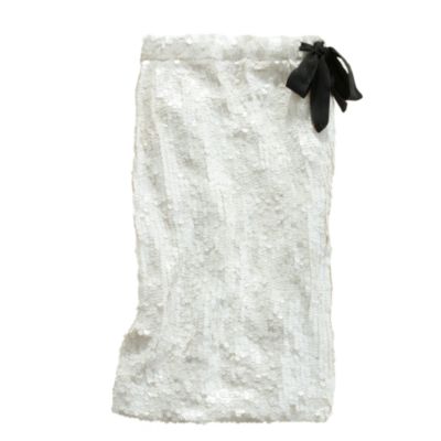 Collection pencil skirt in floral sequins