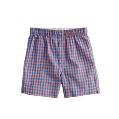 Boys' yarn-dyed cotton boxers