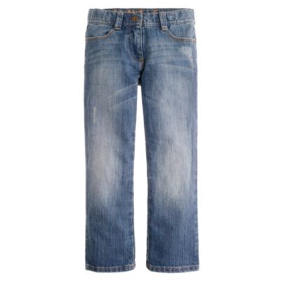 Girls' bootcut jean in faded wash