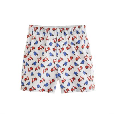 Boys' print cotton boxers