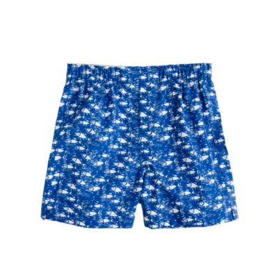 Boys' print cotton boxers
