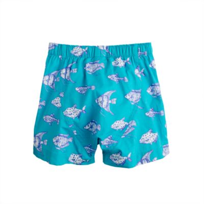 Boys' print cotton boxers