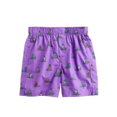 Boys' print cotton boxers