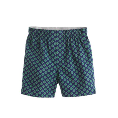 Boys' print cotton boxers