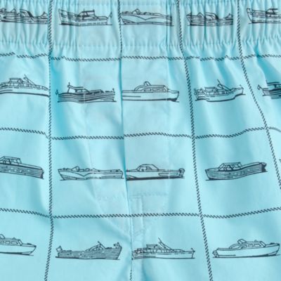 Boys' print cotton boxers