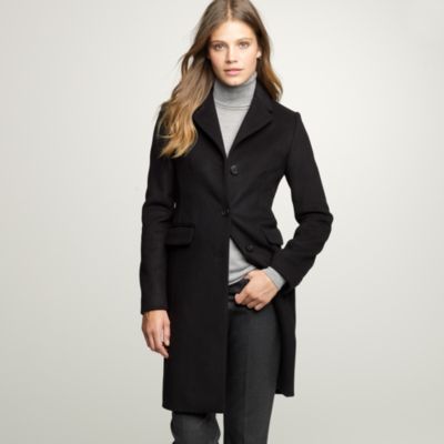 Wool-cashmere plaza coat