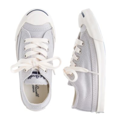 Girls' Converse&reg; Jack Purcell&reg; glitter canvas sneakers