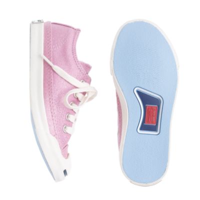 Girls' Converse&reg; Jack Purcell&reg; glitter canvas sneakers