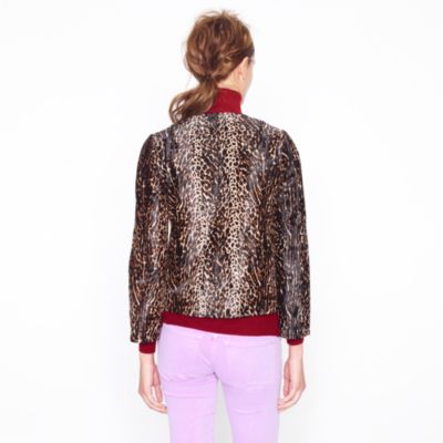 Collection leopard calf hair jacket