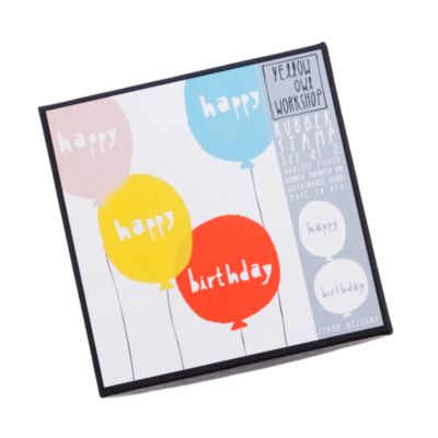 Yellow Owl Workshop happy birthday stamp set