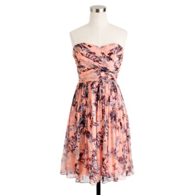 Arabelle dress in hummingbird floral print
