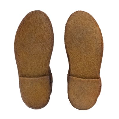 Girls' suede midheight riding boots