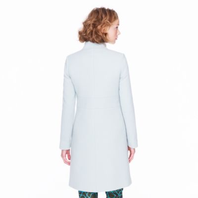 Double-cloth funnel coat