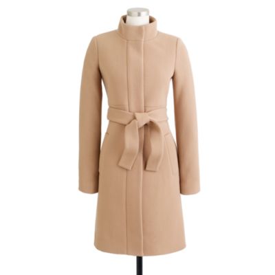 Double-cloth funnel coat