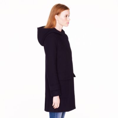 Petite stadium-cloth duffle coat