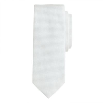 Cotton piqu&eacute; tie