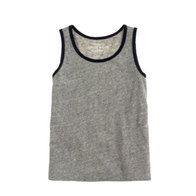 Boys' jasp&eacute; cotton tank
