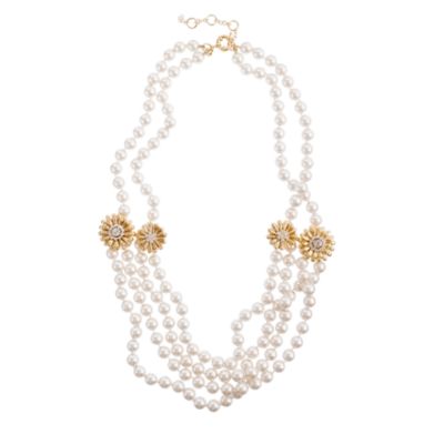 Marigold pearl necklace