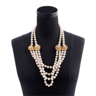 Marigold pearl necklace