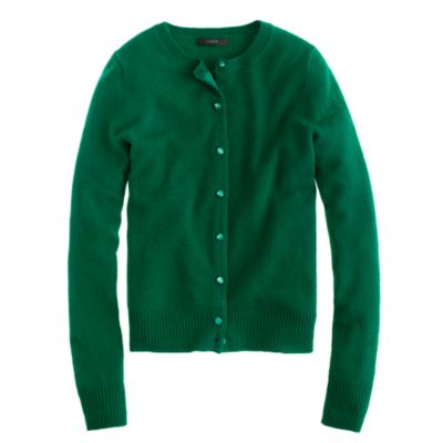 Collection cashmere crewneck cardigan