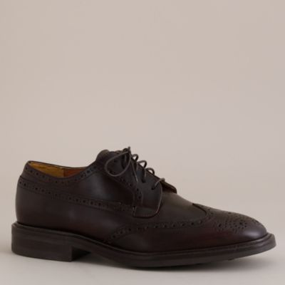 Leather wing tips