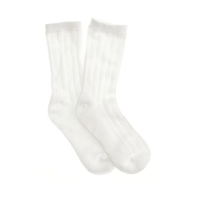 Boys' solid cotton socks