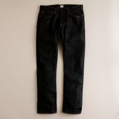 484 jean in black resin crinkle wash