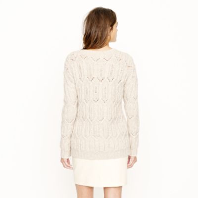 Nili Lotan&reg; open cable sweater