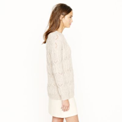 Nili Lotan&reg; open cable sweater