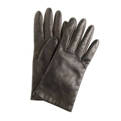 Cashmere-lined leather gloves