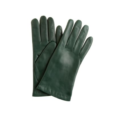 Cashmere-lined leather gloves