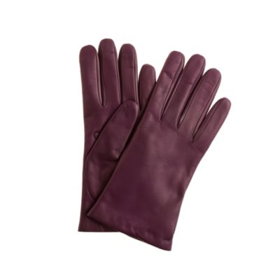 Cashmere-lined leather gloves