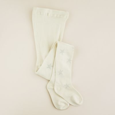 Girls' starry tights