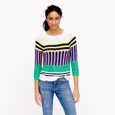 Collection mixed-stripe sweater