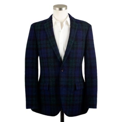 Ludlow sportcoat in Black Watch Harris Tweed wool